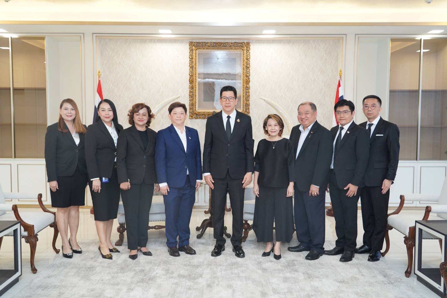 กยศ เข้าอวยพรปีใหม่ รองนายกรัฐมนตรีและรัฐมนตรีว่าการกระทรวงการคลัง
