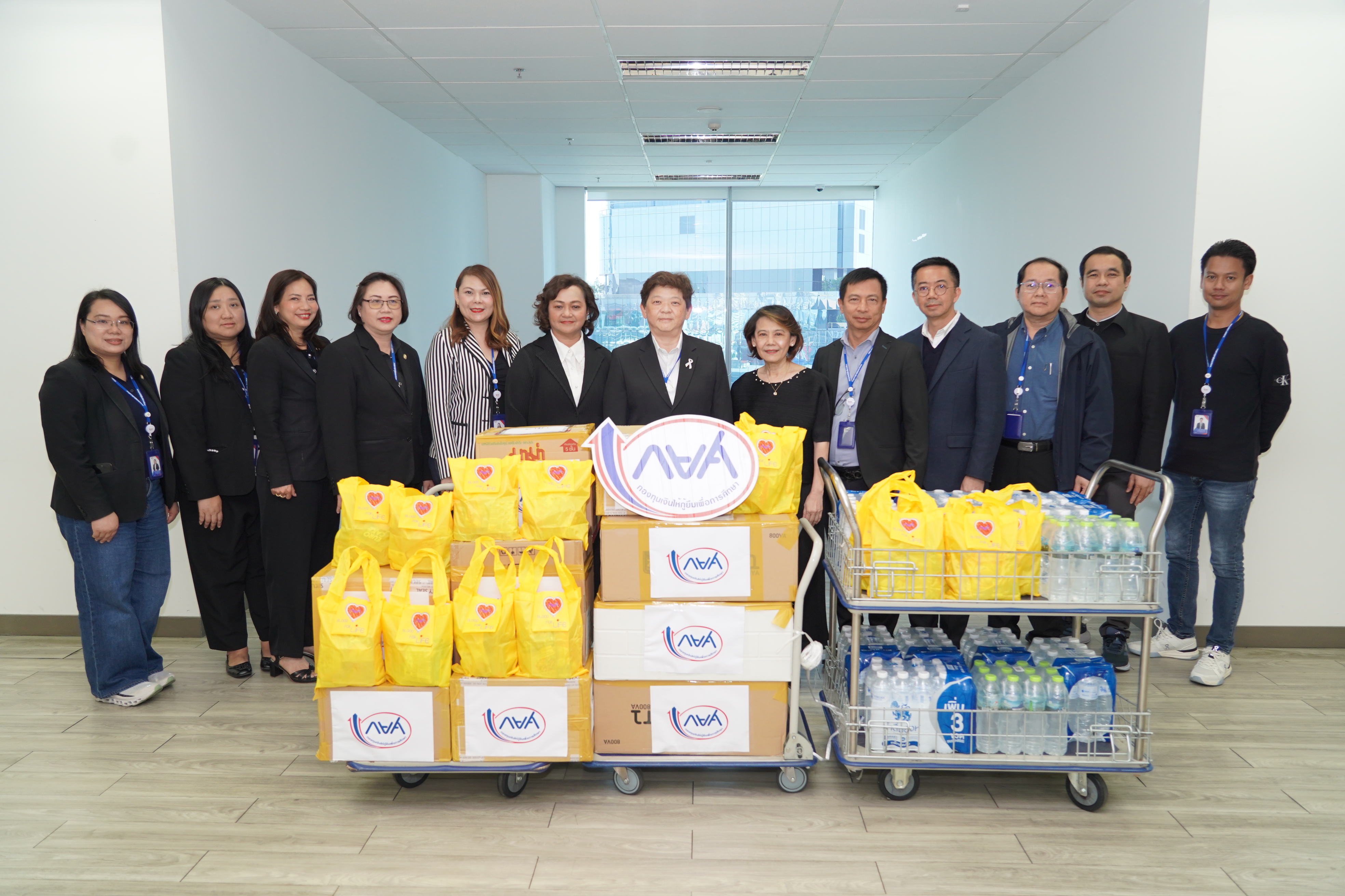 กยศ. ร่วมช่วยเหลือผู้ประสบอุทกภัยในพื้นที่ภาคใต้