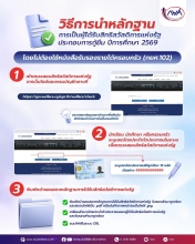 วิธีการนำหลักฐาน การเป็นผู้ได้รับสิทธิสวัสดิการแห่งรัฐ ประกอบการกู้ยืม ปีการศึกษา 2569